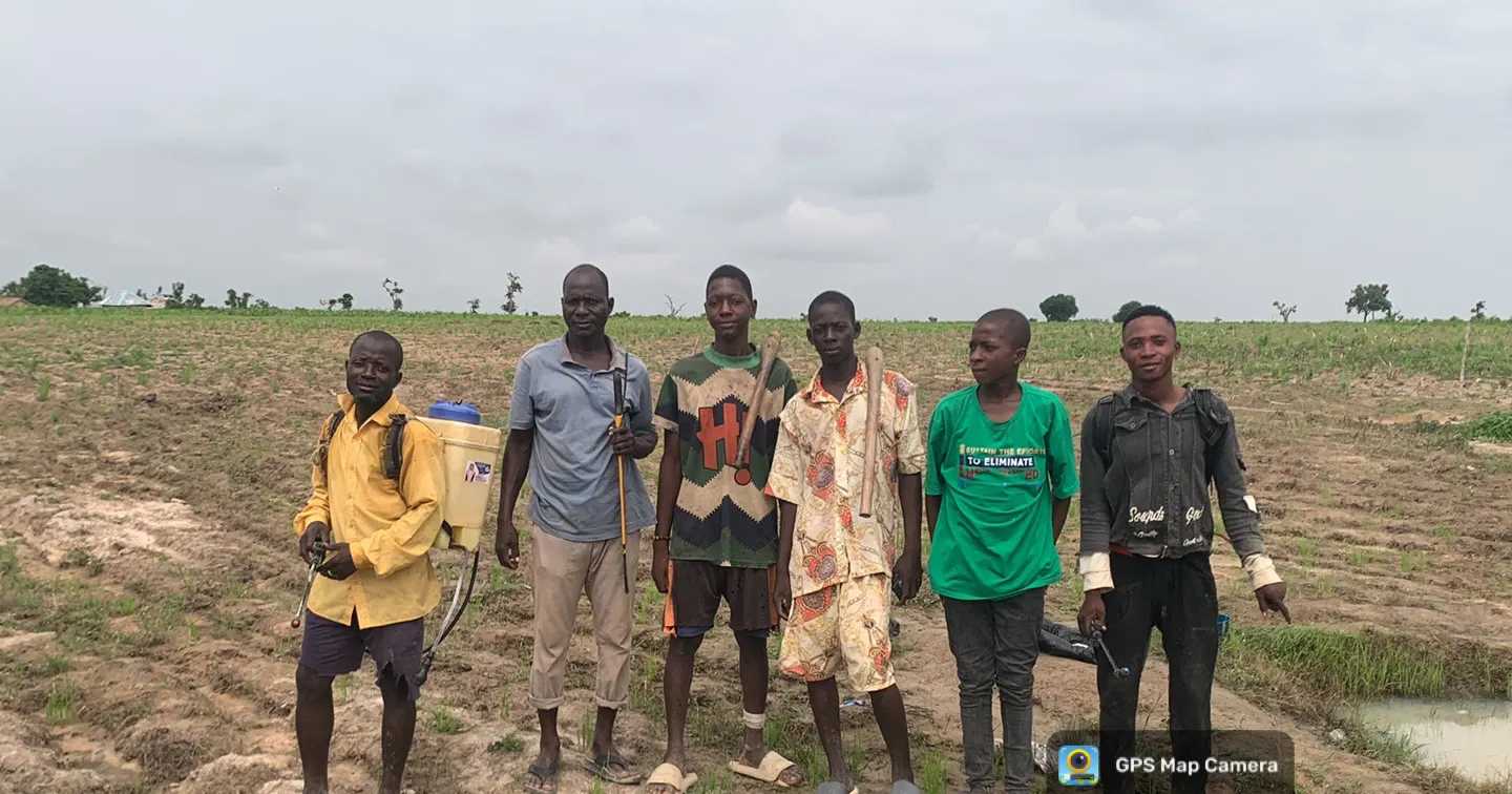 Operations team after completing the field programme