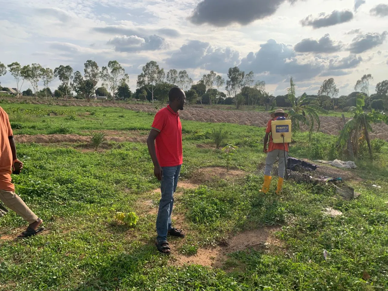TechAgroBridge field inspection in progress